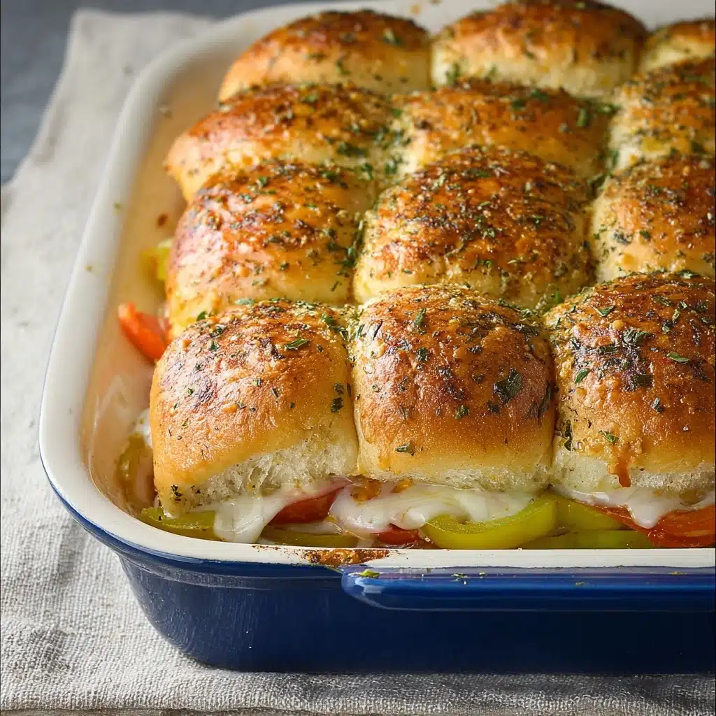 Hot Italian Sub Sliders Recipe - Recipe Image