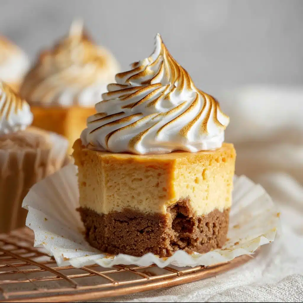 Mini Pumpkin S'mores Cheesecakes Recipe - Recipe Image