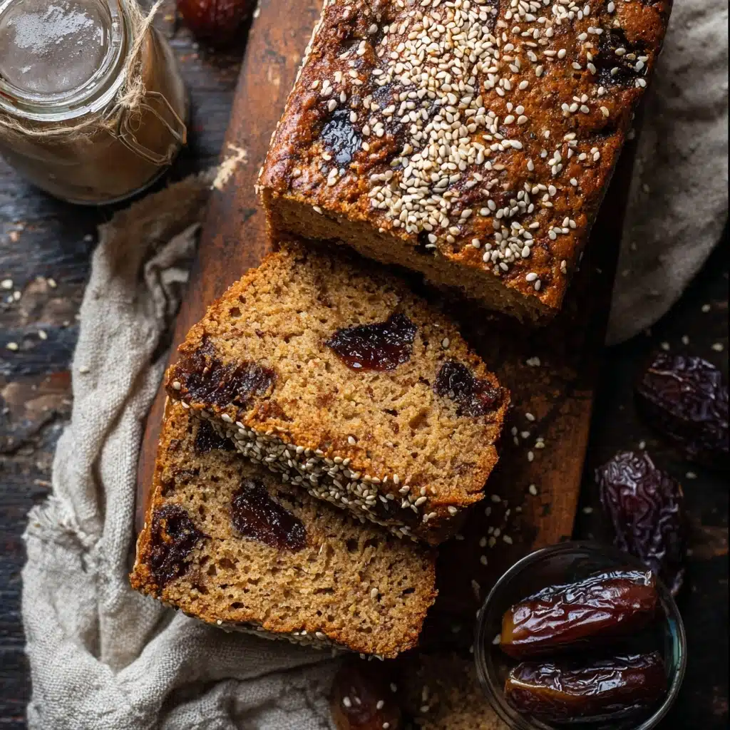 Tahini Date Banana Bread Recipe - Recipe Image