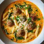 Creamy Italian Meatball Soup Recipe