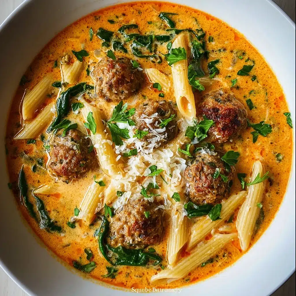 Creamy Italian Meatball Soup Recipe - Recipe Image