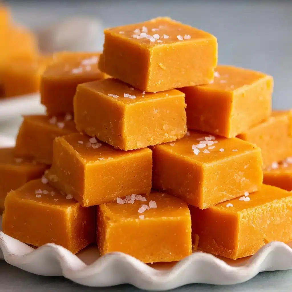 Easy 2 Ingredient Pumpkin Fudge for Fall Treats Recipe - Recipe Image
