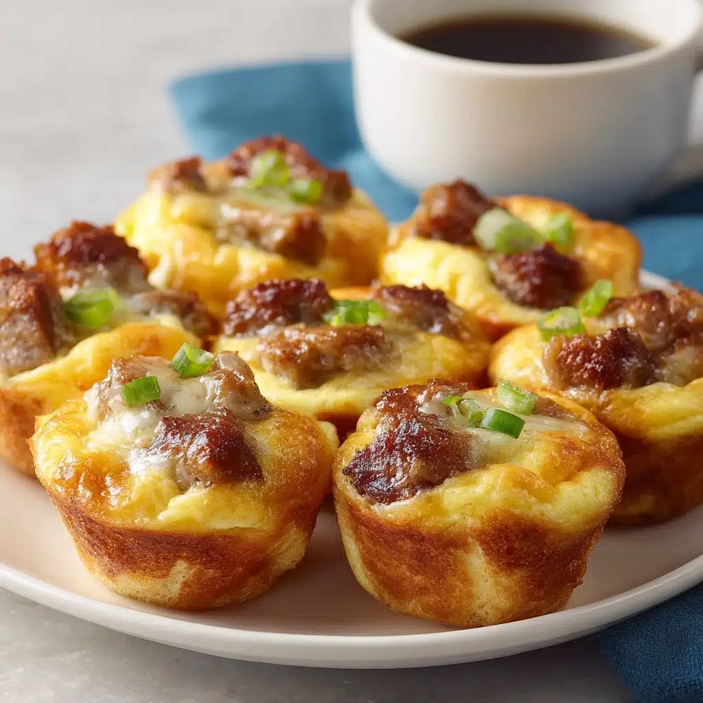 Mini Sausage Pancake Muffins Recipe - Recipe Image