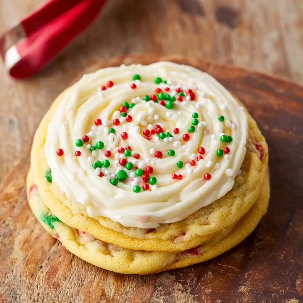 Cake Batter Christmas Cookies Recipe - Recipe Image