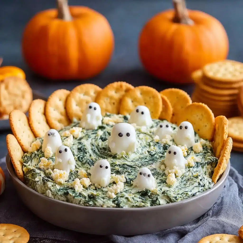Halloween Graveyard Spinach Dip Recipe - Recipe Image