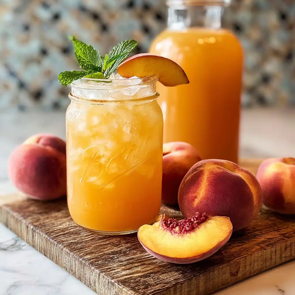 Refreshing Peach Lemonade Recipe - Recipe Image