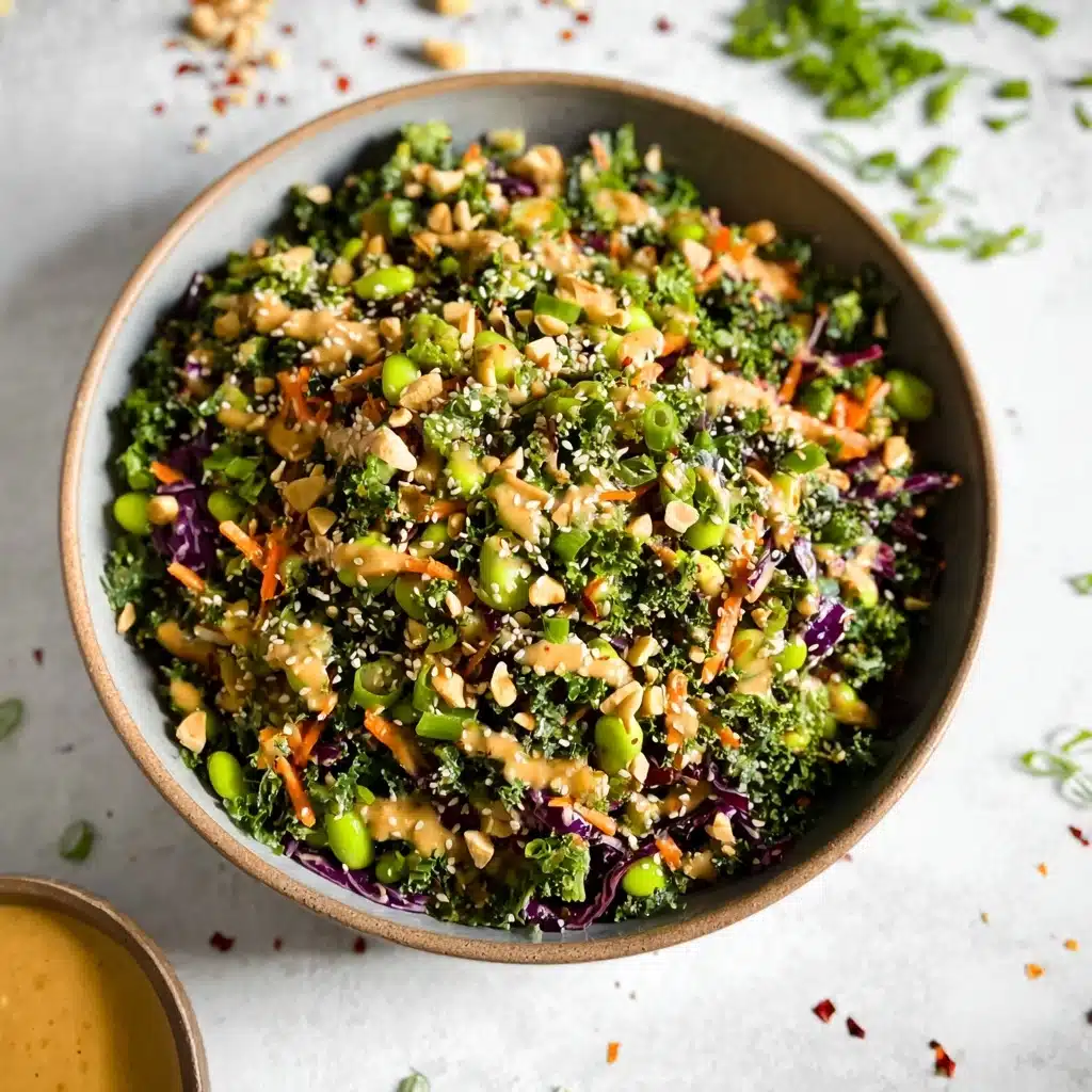 Asian Edamame Peanut Crunch Salad Recipe - Recipe Image