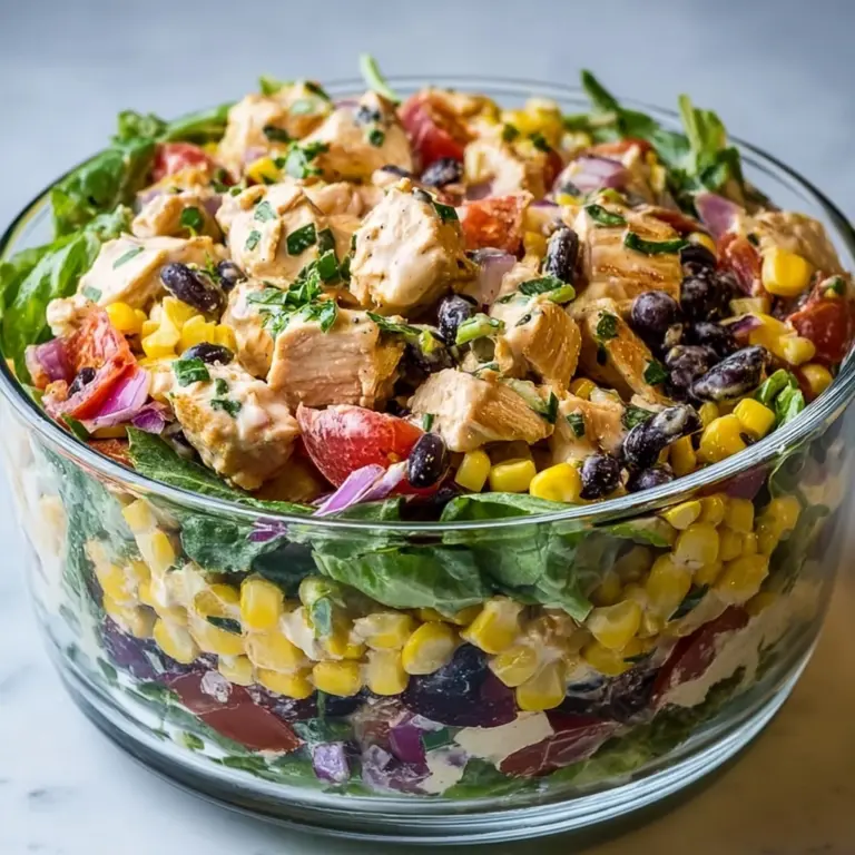 Zesty Southwest Chicken Salad Recipe is a must-try! Recipe