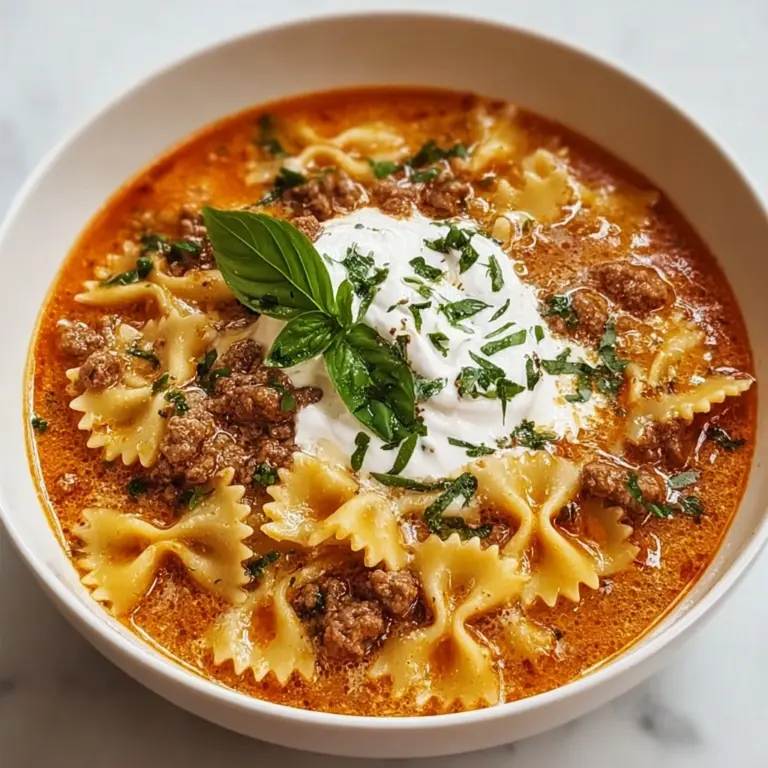 Lasagna Soup Recipe