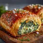 Flaky Spinach Feta Puff Pastry Recipe