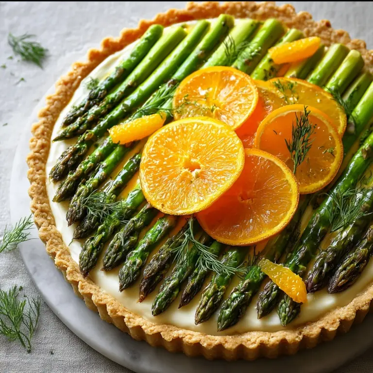 Springtime Elegance: Asparagus Tart with A Twist Recipe