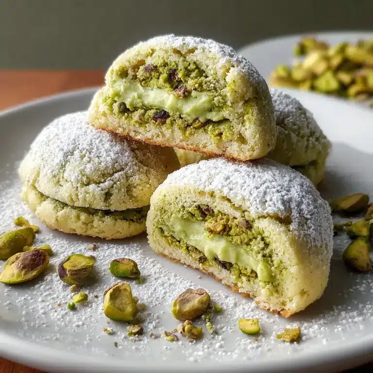 Pistachio Cream Cookies Recipe