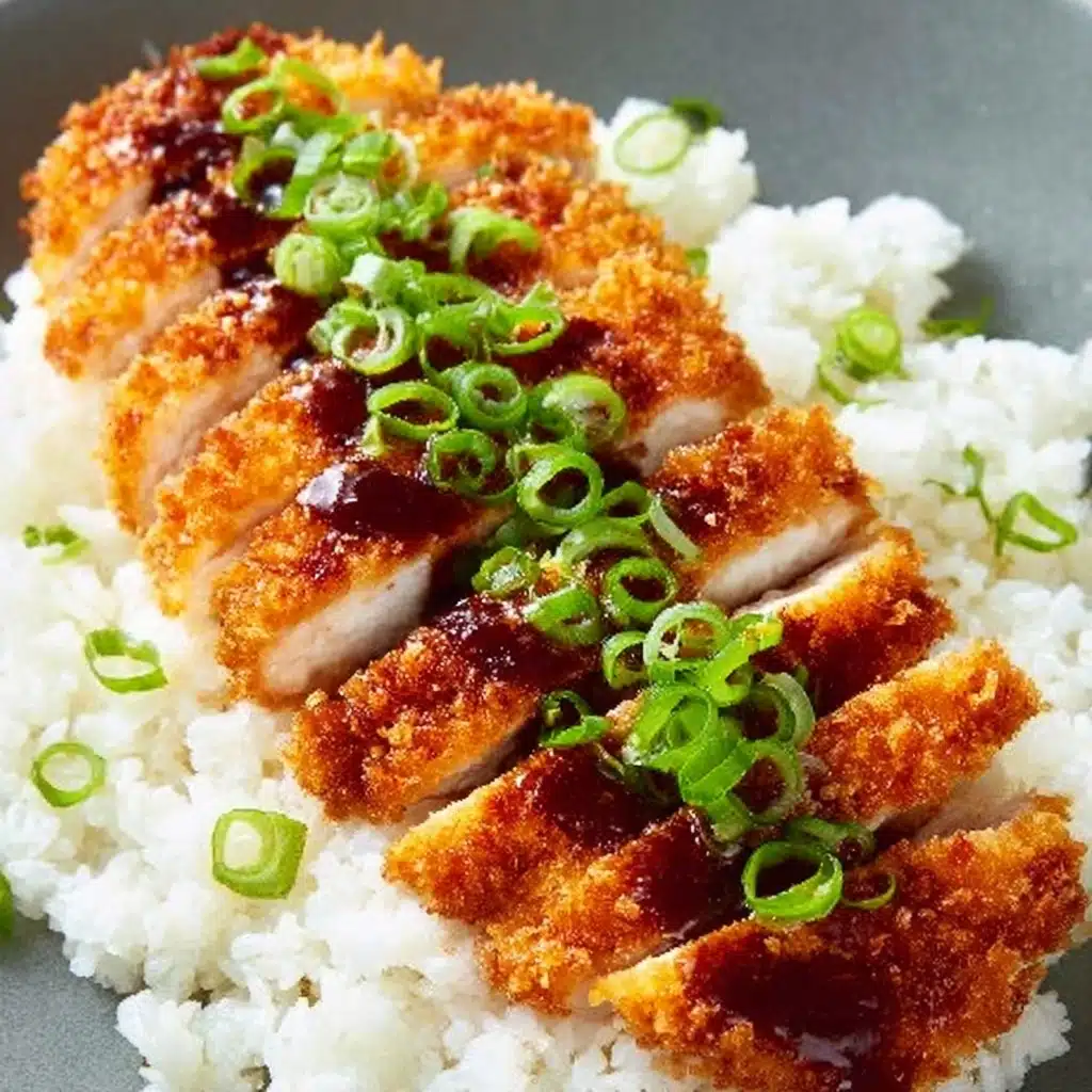 Crispy Authentic Chicken Katsu with Homemade Tonkatsu Sauce Recipe - Recipe Image