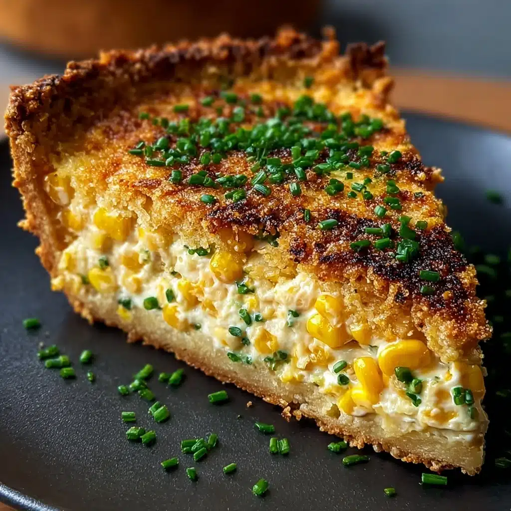 Cheddar Sweet Corn Pie Recipe - Recipe Image