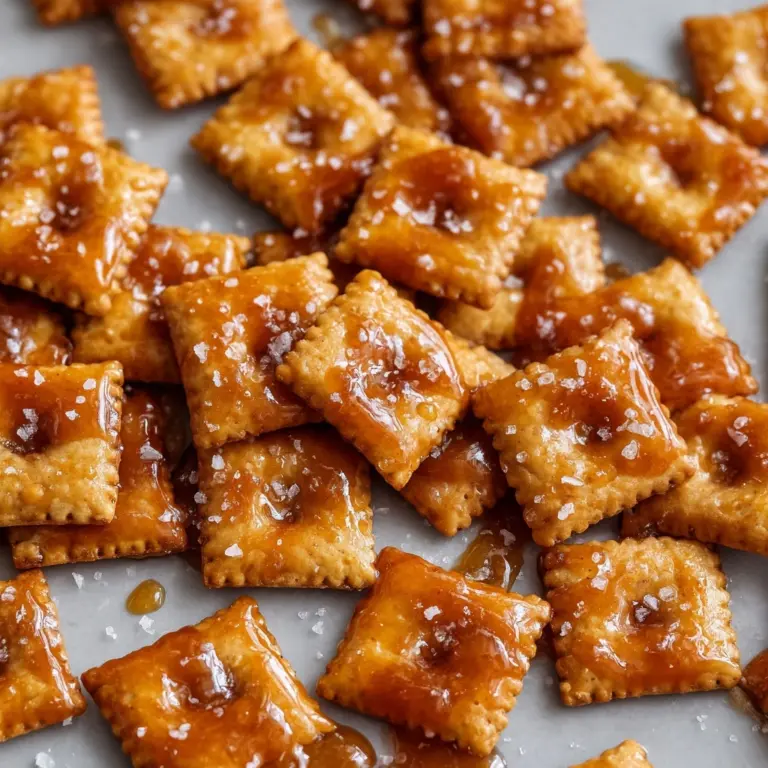 Salted Caramel Cracker Bites Recipe