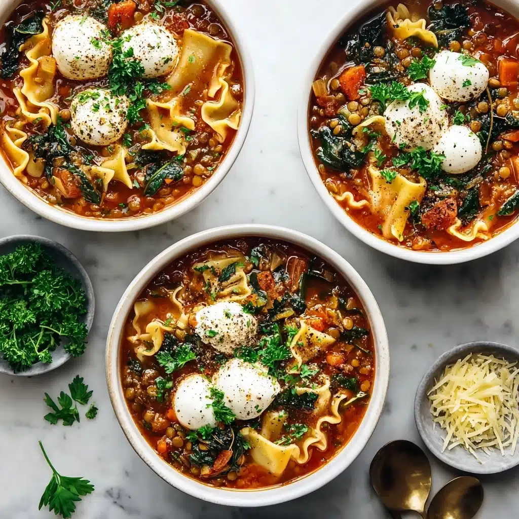 High Protein Lasagna Soup Recipe - Recipe Image