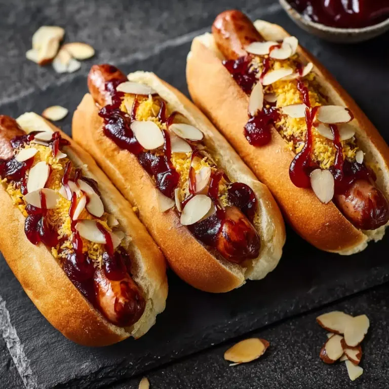 Sticky Bloody Finger Hot Dogs Recipe for Halloween Recipe