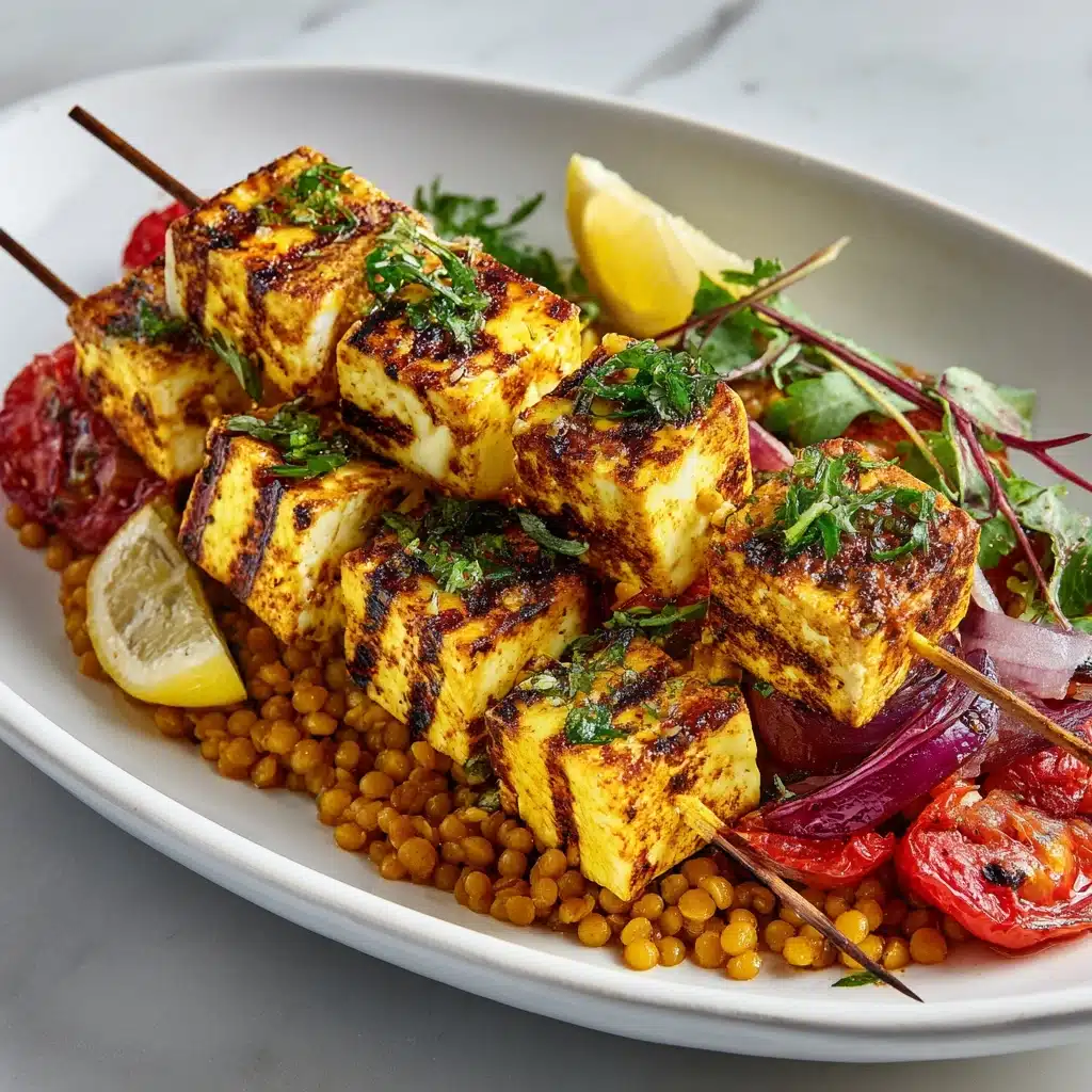 Grilled Tofu with Chimichurri Recipe - Recipe Image