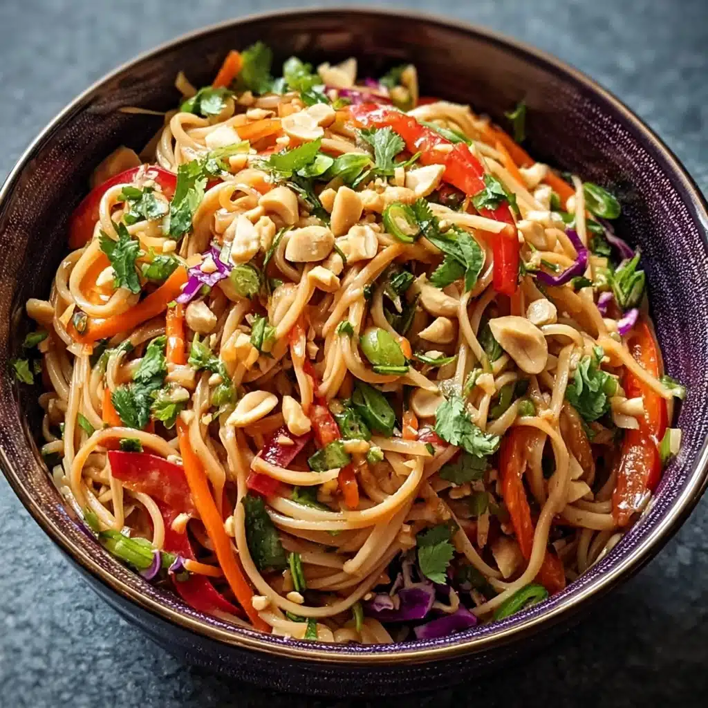 Thai Peanut Noodle Salad Recipe - Recipe Image