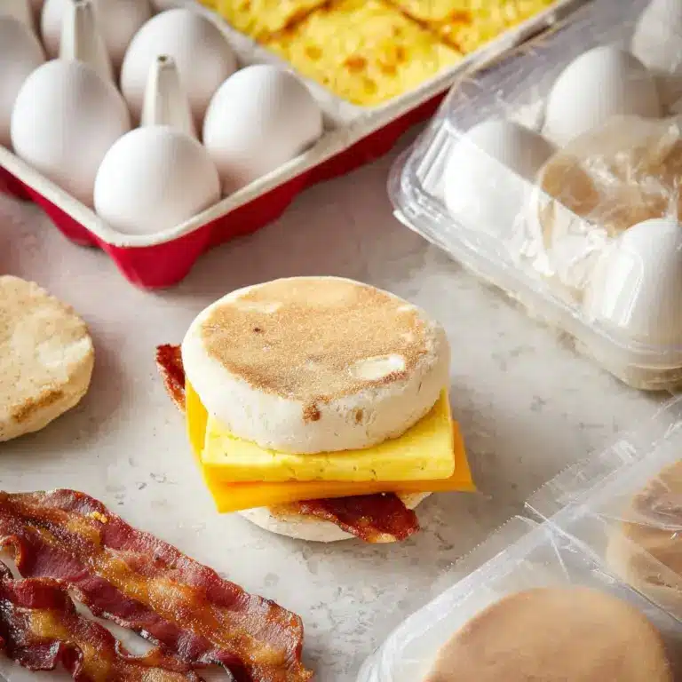 Freezer Friendly Breakfast Egg Sandwiches Recipe