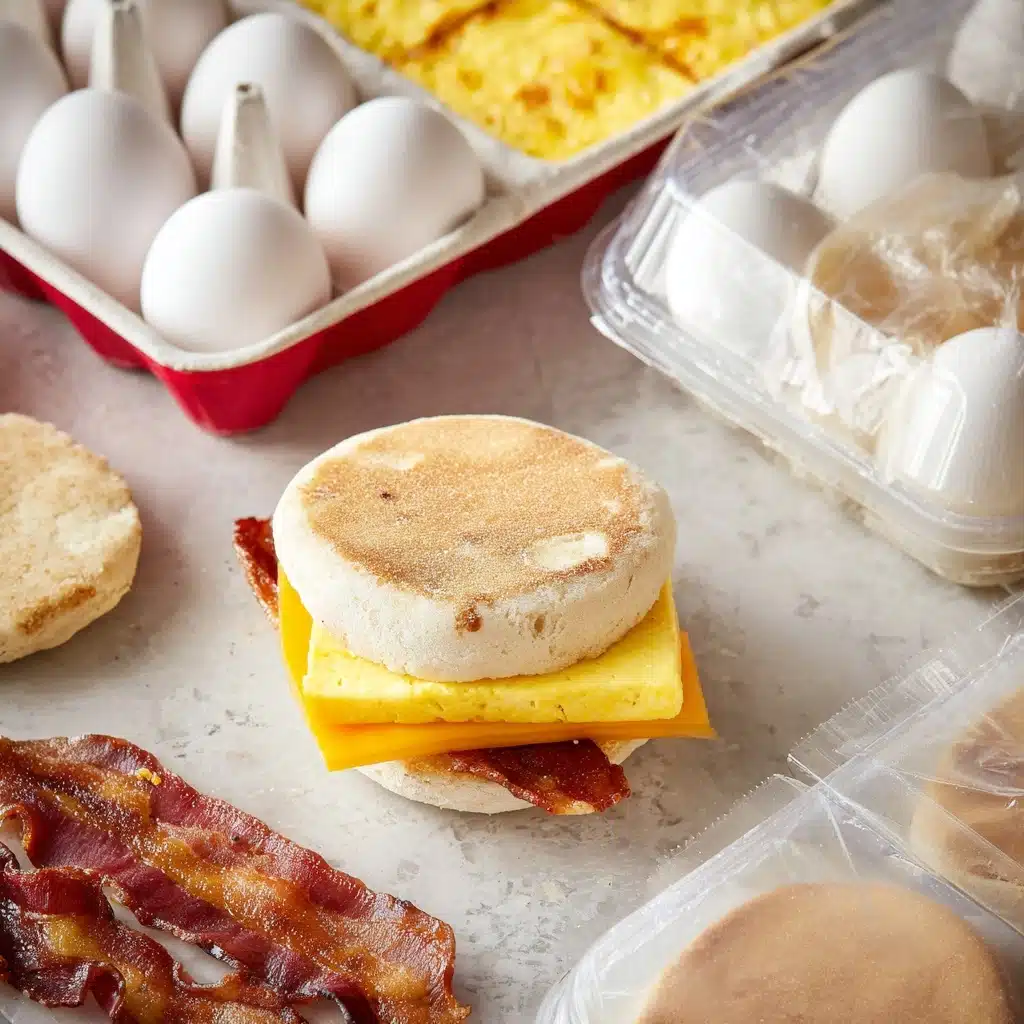 Freezer Friendly Breakfast Egg Sandwiches Recipe - Recipe Image