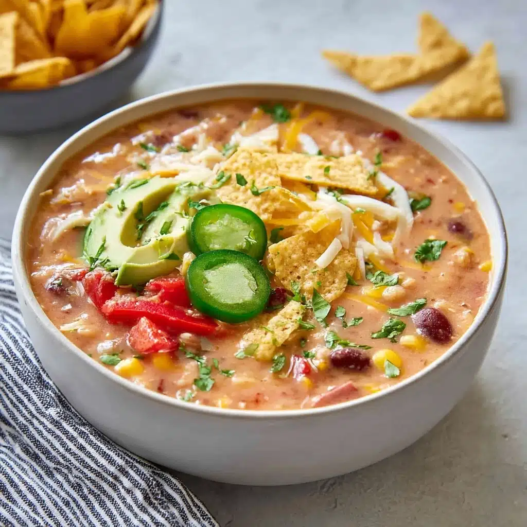 Crockpot Vegetarian Tortilla Soup Recipe
