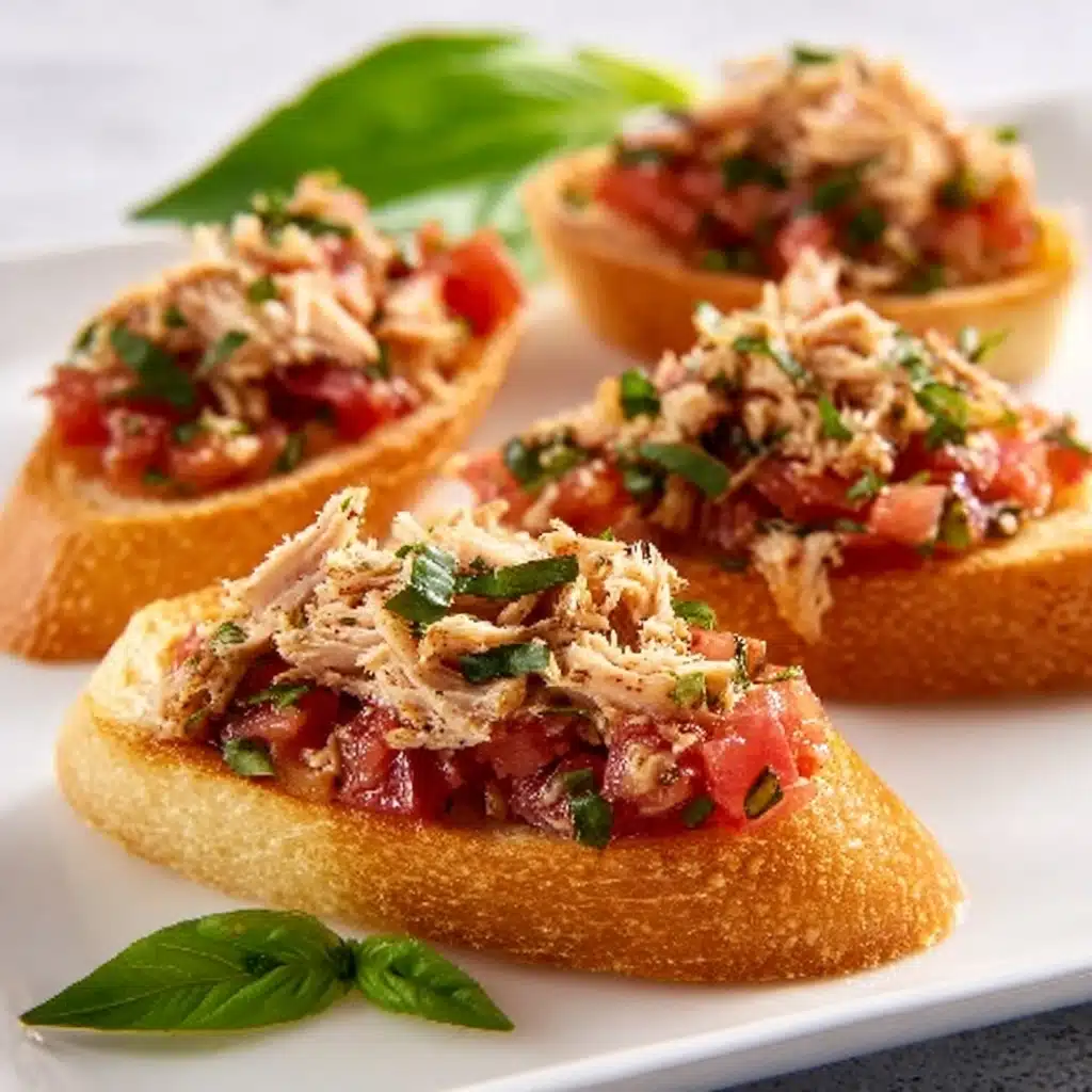 Assorted Tuna Crostini Recipe - Recipe Image