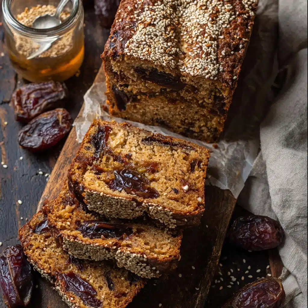 Tahini Date Banana Bread Recipe - Recipe Image