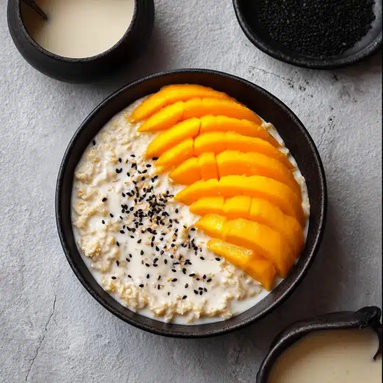 Mango Sticky Rice Oatmeal Recipe