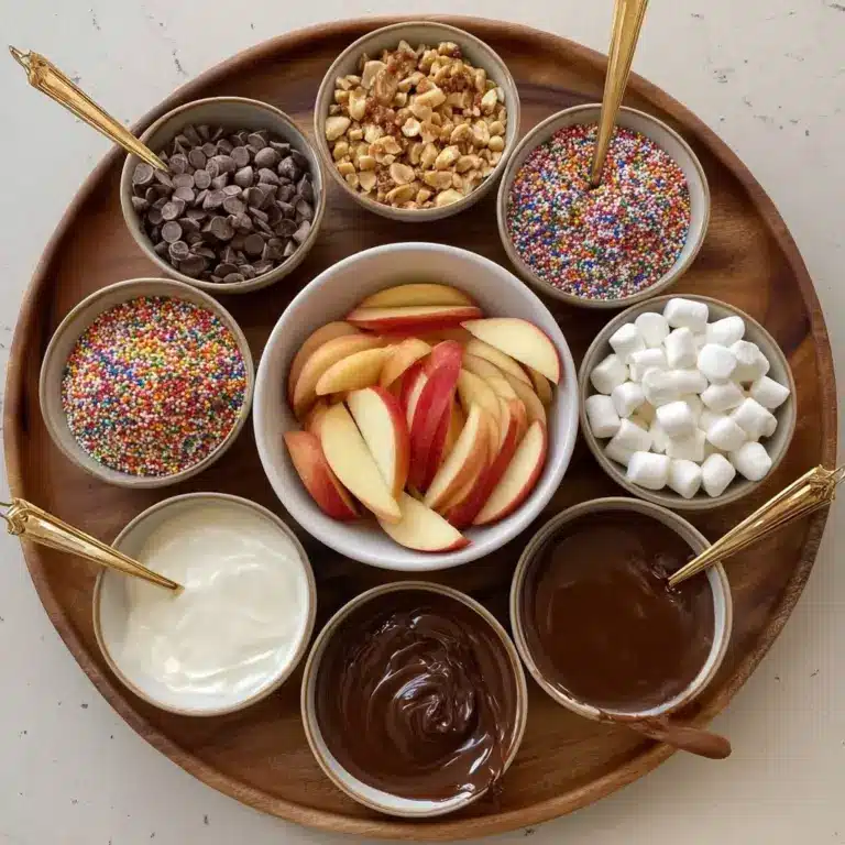 Caramel Apple Nacho Bar: A Sweet Football Party Hit! Recipe