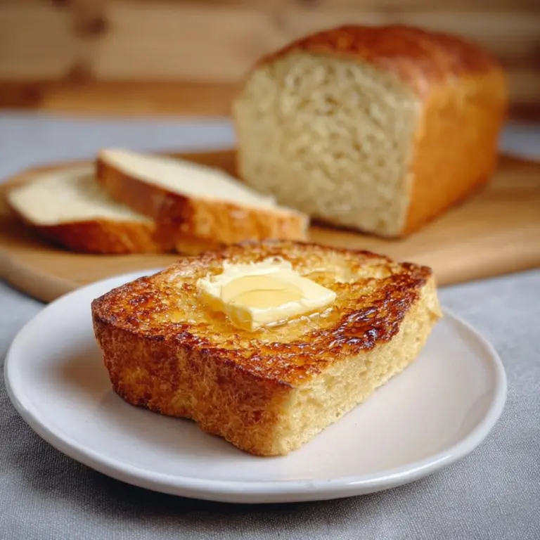 No-Knead English Muffin Bread Recipe