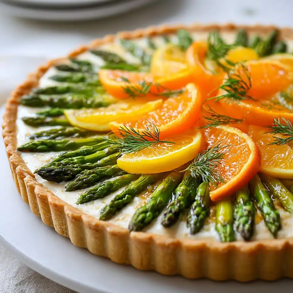 Springtime Elegance: Asparagus Tart with A Twist Recipe - Recipe Image