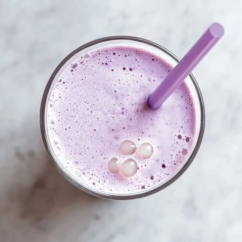 Taro Milk Tea Boba Recipe - Recipe Image