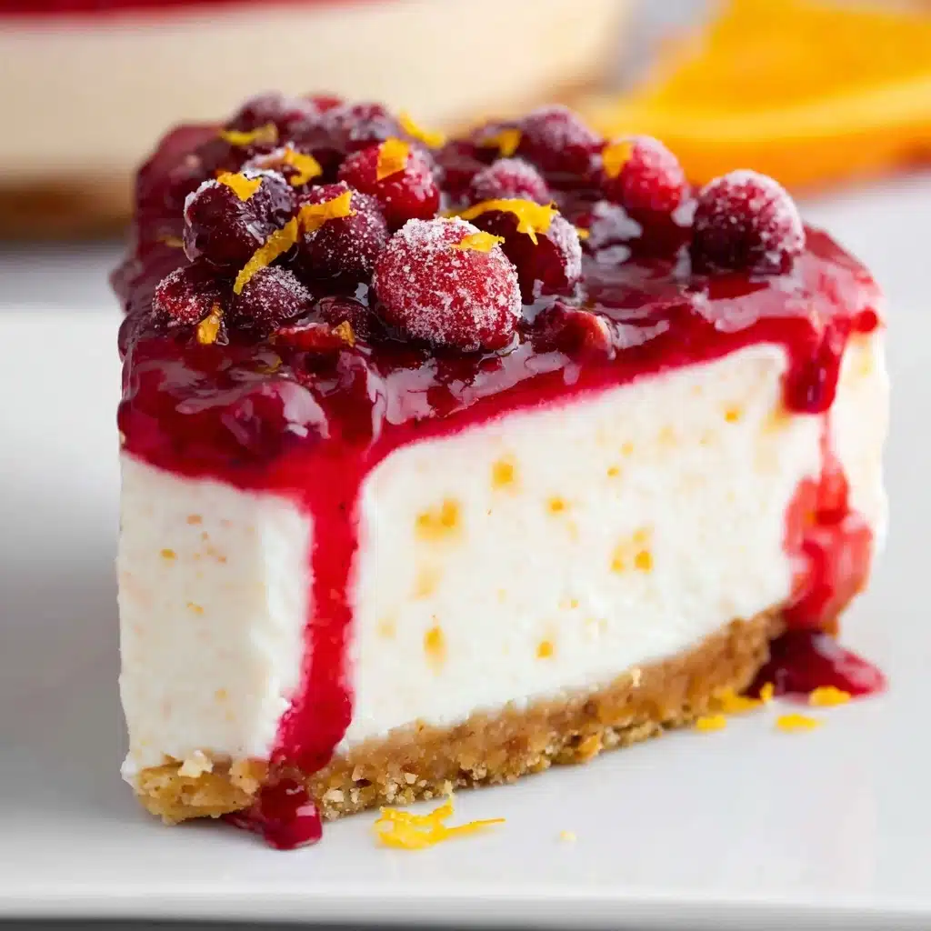 Cranberry Cheesecake Recipe - Recipe Image