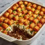 Cheesy Tater Tot Casserole Recipe