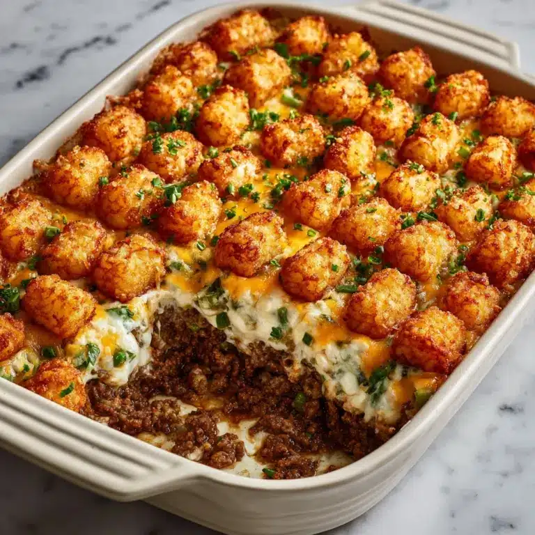 Cheesy Tater Tot Casserole Recipe