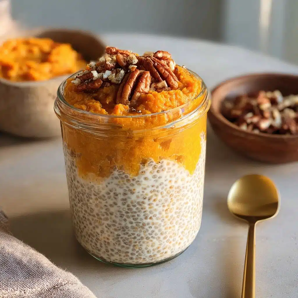Creamy Pumpkin Pie Chia Seed Pudding with Yogurt Recipe - Recipe Image