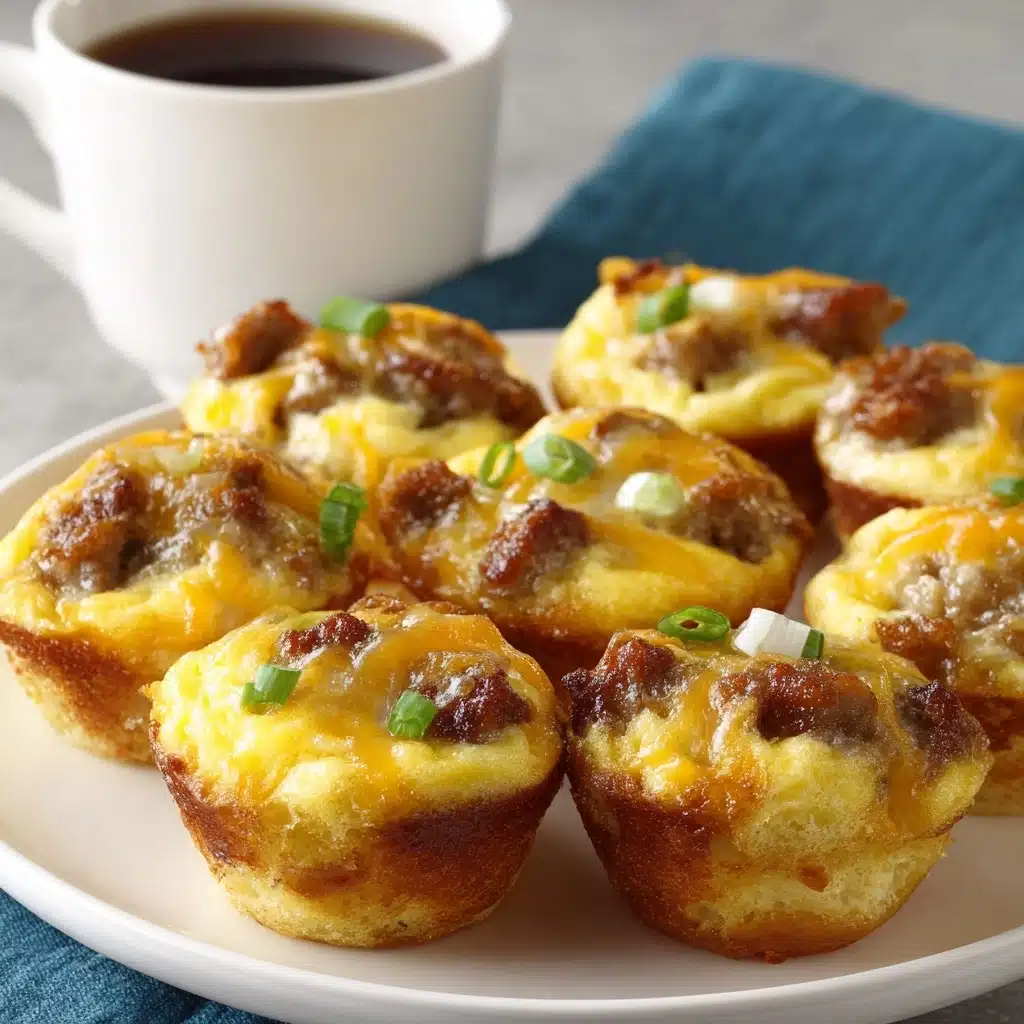 Mini Sausage Pancake Muffins Recipe - Recipe Image