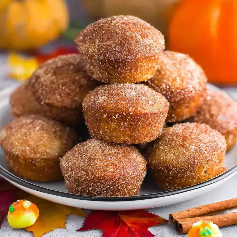Donut Pumpkin Muffins Recipe