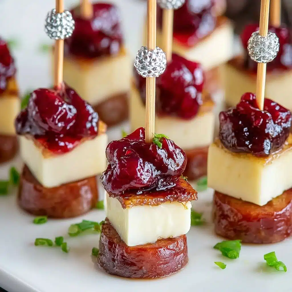 Sheet Pan Smoked Sausage Cranberry Bites Recipe - Recipe Image