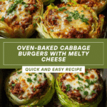 Oven-Baked Cabbage Burgers Recipe