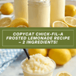Copycat Chick-fil-A Frosted Lemonade (Only 2 Ingredients!) Recipe