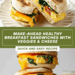 Healthy Breakfast Sandwich (A make-ahead recipe) Recipe
