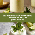 Egyptian Mint Lemonade (Limonana) Recipe