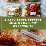 Four Easy Pasta Freezer Meals Recipe