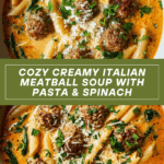 Creamy Italian Meatball Soup Recipe