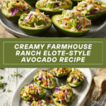 Farmhouse Ranch Creamy Elote-Style Avocados Recipe