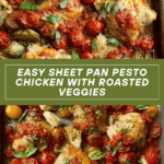 Sheet Pan Pesto Chicken Recipe
