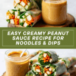 Easy Creamy Peanut Sauce Recipe