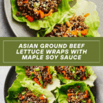 Asian Style Ground Beef Lettuce Wraps Recipe